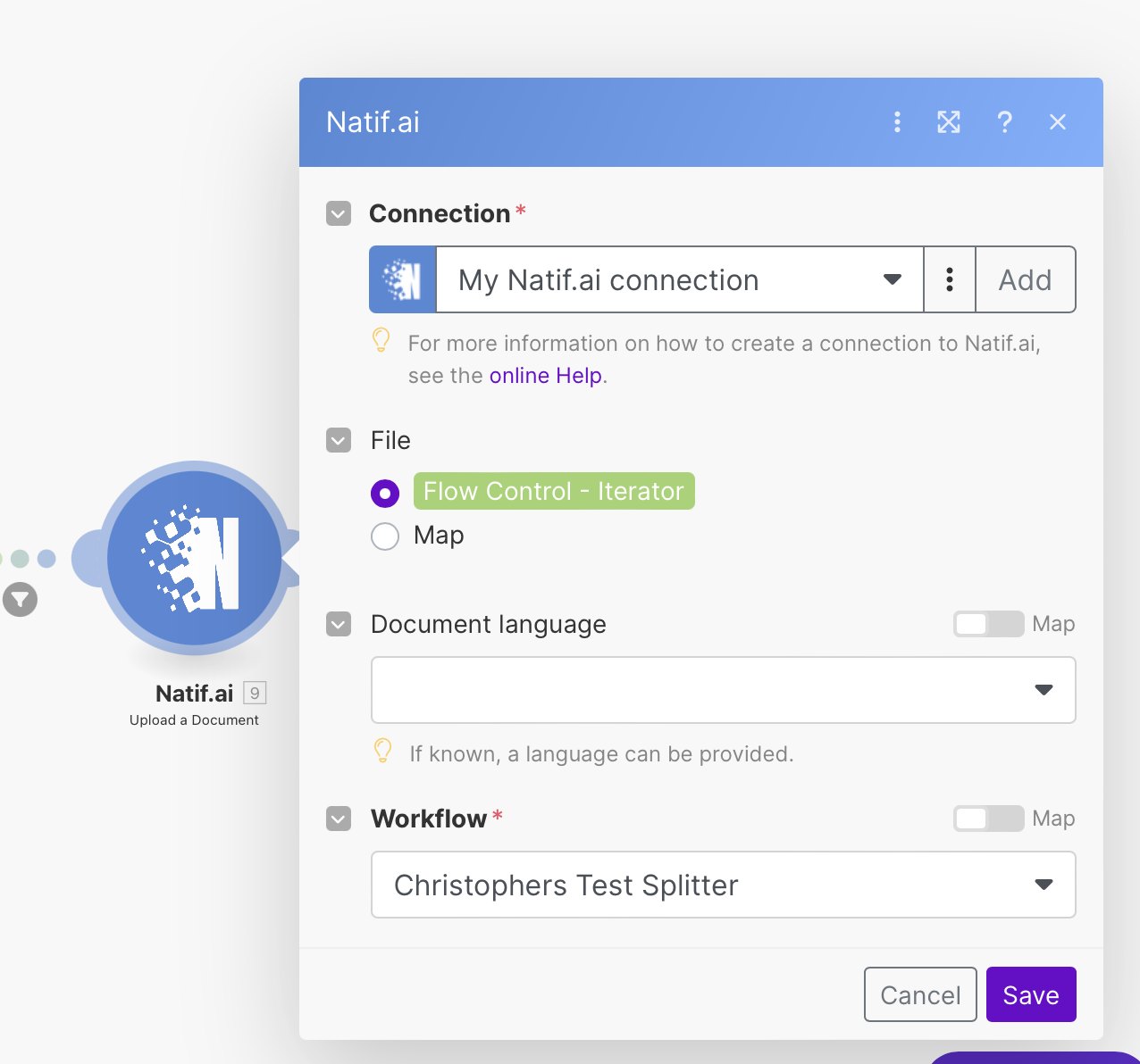 natifai module configuration