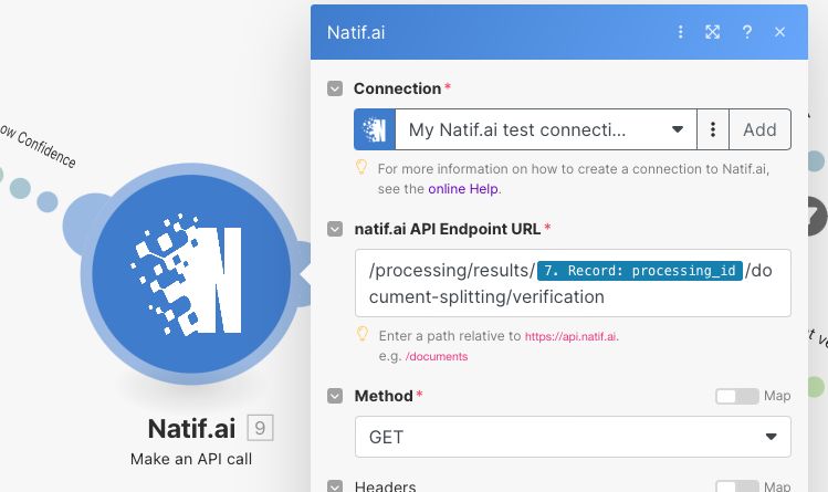 Natif.ai module configuration